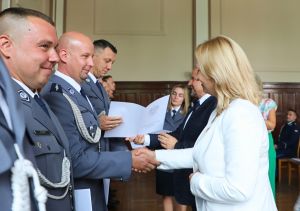Święto Policji w Pszczynie. Uhonorowanie obecno�